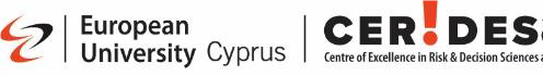 European University Cyprus/CERIDES logo