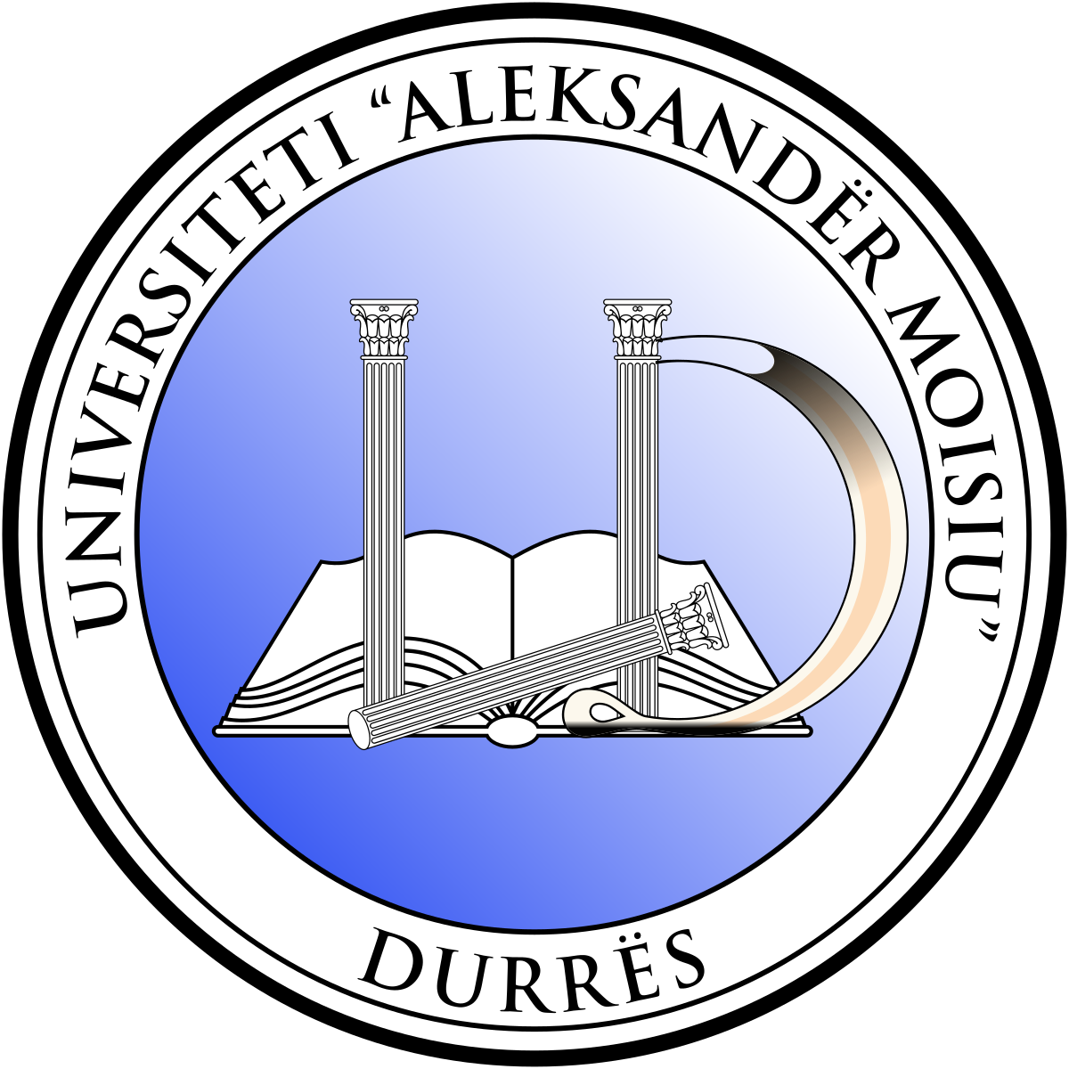 University of Montenegro / Aleksandër Moisiu University of Durrës logo